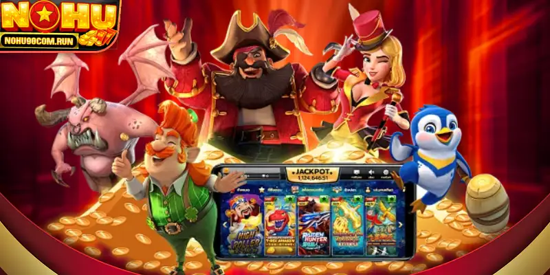 Kho game nổ hũ jackpot đa dạng.